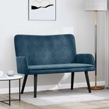  Kauč za dvoje Plava 115 x 61 x 87 cm Baršun | Eponuda.com