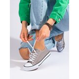 SHELOVET Classic gray sneakers cene
