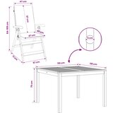  7-dijelni vrtni blagovaonski set 7 kom. Prirodna | shoptok.hr