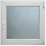 PVC prozor s kvakom, ornament (60 x 60 cm, Smjer otvaranja: Desno) | shoptok.hr