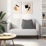  Jastuk za leđa Tamno siva 60 x 20 x 50 cm tkanina | shoptok.hr