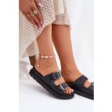 Boto Women's Sandals With Buckles On Platform Black Elamas | Shoptok.si