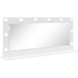 vidaXL Ogledalo za toalet Bijelo Drvo, Staklo, Metal 100 x 45 x 18 cm | shoptok.hr