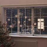 vidaXL Okrasne lučke zvezde in lune z daljincem 345 LED toplo bele Cene