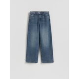 Reserved Wide leg traperice - plava | shoptok.hr