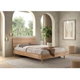 Vipack Zakonska postelja iz masivnega hrasta z letvenim dnom 140x200 cm v naravni barvi Forrest – | Shoptok.si