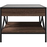 Stolić s beskonačnim LED svjetlima boja hrasta 50x50x38 cm | Eponuda.ba