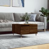 vidaXL Stolić za kavu boja hrasta 55 x 55 x 36 5 cm konstruirano drvo Cijene