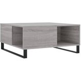  Stolić za kavu boja sivog hrasta 80x80x36,5cm konstruirano drvo | Eponuda.com