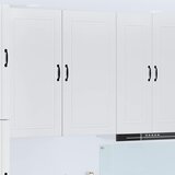 vidaXL Stenska kuhinjska omarica Visok sijaj bela 50 x 31 x 100 cm | Shoptok.si