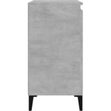  Noćni ormarići 2 kom boja betona 40x35x70 cm konstruirano drvo | shoptok.hr