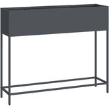  Povišeni Vrtni Planter Antracit 100 x 26 x 82 cm Čelik | shoptok.hr