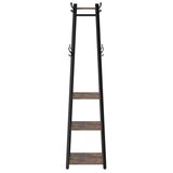  Stalak za kapute LINEA crna/smeđa | Eponuda.com