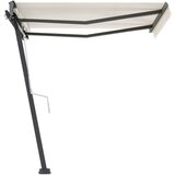  Prostostoječa ročno zložljiva tenda 350x250 cm krem, (20728642) | Shoptok.si