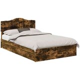  Krevet s od storage s uzglavljem Dimljeni hrast 120 x 190 cm | shoptok.hr