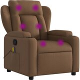 Maison Chic masažni naslanjač - Relax naslanjač rjavo blago, (22134652) | Shoptok.si