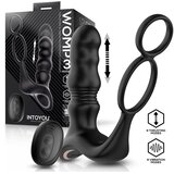 INTOYOU Womp Thrusting & Vibrating Prostate Massager 3 Motors with Remote Black Cijene