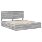  Okvir za krevet Siva Sonoma 180 x 200 cm Inženjersko Drvo - Sivi hrast sonoma 180 x 200 cm | shoptok.hr