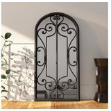  Ogledalo crno 70 x 30 cm željezno za unutarnju upotrebu | shoptok.hr