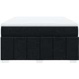 vidaXL Box spring postelja z vzmetnico črna 160x200 cm blago, (21308655) | Shoptok.si