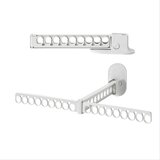 INF Zložljivo minimalistično večnamensko stensko stojalo za sušenje - brez vrtanja White, (5000072380) | Shoptok.si