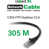 Mrežni FTP kabl, CAT6, CCA, Outdoor - Cat6 FTP Outdoor CCA (black), Crni