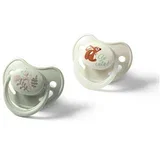 Take Care Anatomical Silicone Soothers duda Day & Night 6-18m 2 kos