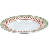 Tognana set dubokih tanjira soho, 22 cm, 6 komada, belo-zeleni | Eponuda.com