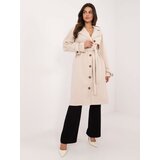 Och Bella Coat TW-PL-BI-2209.71P-light beige Cene