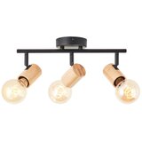 Brilliant Spot svetlo KERRY 3xE27/40W/230V crna/bambus | Eponuda.com