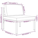  6-dijelna vrtna garnitura s jastucima aluminijska antracit | shoptok.hr