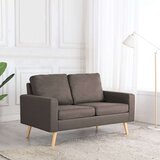  Dvosjed od tkanine smeđe-sivi | shoptok.hr