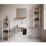 MID.YOU kopalnica bitila 60, bela, barva hrasta, 5-Delno | Shoptok.si