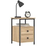 vidaXL Noćni ormarići 2 kom boja hrasta sonome 34x35 5x50 cm drveni | shoptok.hr