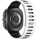 INF Zamenjava/kompatibilen del - Samsung silikonski pašček za Watch8/9 White+Black, (5000382658) Cene