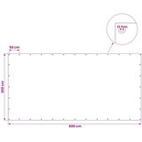 CERADA s rupama Zelena 3 x 6 m 140 gsm PE | shoptok.hr