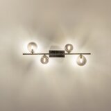  Brilagi - LED plafonski luster MILLA 4xG9/3W/230V crni hrom/zadimljeno staklo | Eponuda.com