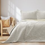 AmeliaHome Prekrivač Laila 200x220 cm, svijetlo bež Slike