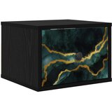  Wall-mounted noćni ormarić WIJHE Crni hrast 36 x 33 x 25 cm | shoptok.hr