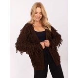 RUE PARIS Sweater-MI-SW-1308.21-brown Cene