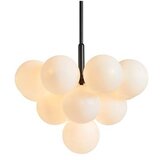 Markslöjd 107911 - Luster na šipci MERLOT 13xG9/20W/230V, prečnik 56 cm, bela/crna | Eponuda.com