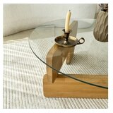 Hanah home Club sto Mia, 75x35x75 cm, Boja hrasta | Eponuda.ba