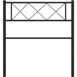  Kovinsko posteljno vzglavje črno 100 cm, (20933582) | Shoptok.si