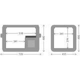 MOBICOOL CFX3 55IM Powered 12 Volt Cooler 53L | shoptok.hr