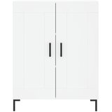  Visoka komoda bijela 69,5x34x180 cm konstruirano drvo | shoptok.hr