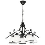  Luster na lancu RETRO 5xE27/60W/230V crna/bela | Eponuda.com