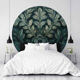  Okrugla fototapeta - Victorian leaves in dark greens 280x280 | shoptok.hr