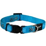 Rogz jellyBean Klasična Ogrlica za pse Paw, 200-310/11mm, Tirkizna | Eponuda.com