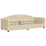  Dnevni krevet krem 80 x 200 cm od tkanine | shoptok.hr
