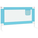 vidaXL Sigurnosna ograda za dječji krevet plava 140 x 25 cm od tkanine | shoptok.hr